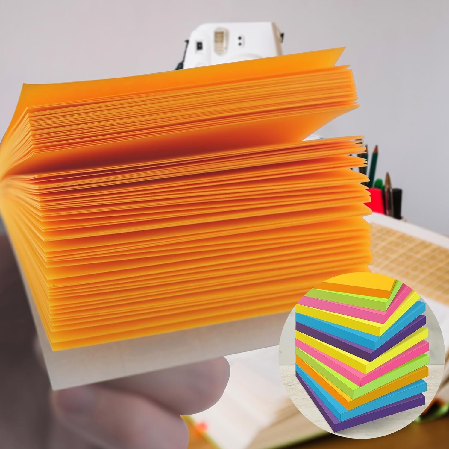 Post It Notes Pop-up, Sticky Notes, 3×3 Inches, 12 Pads, Bright Colors Self-st..