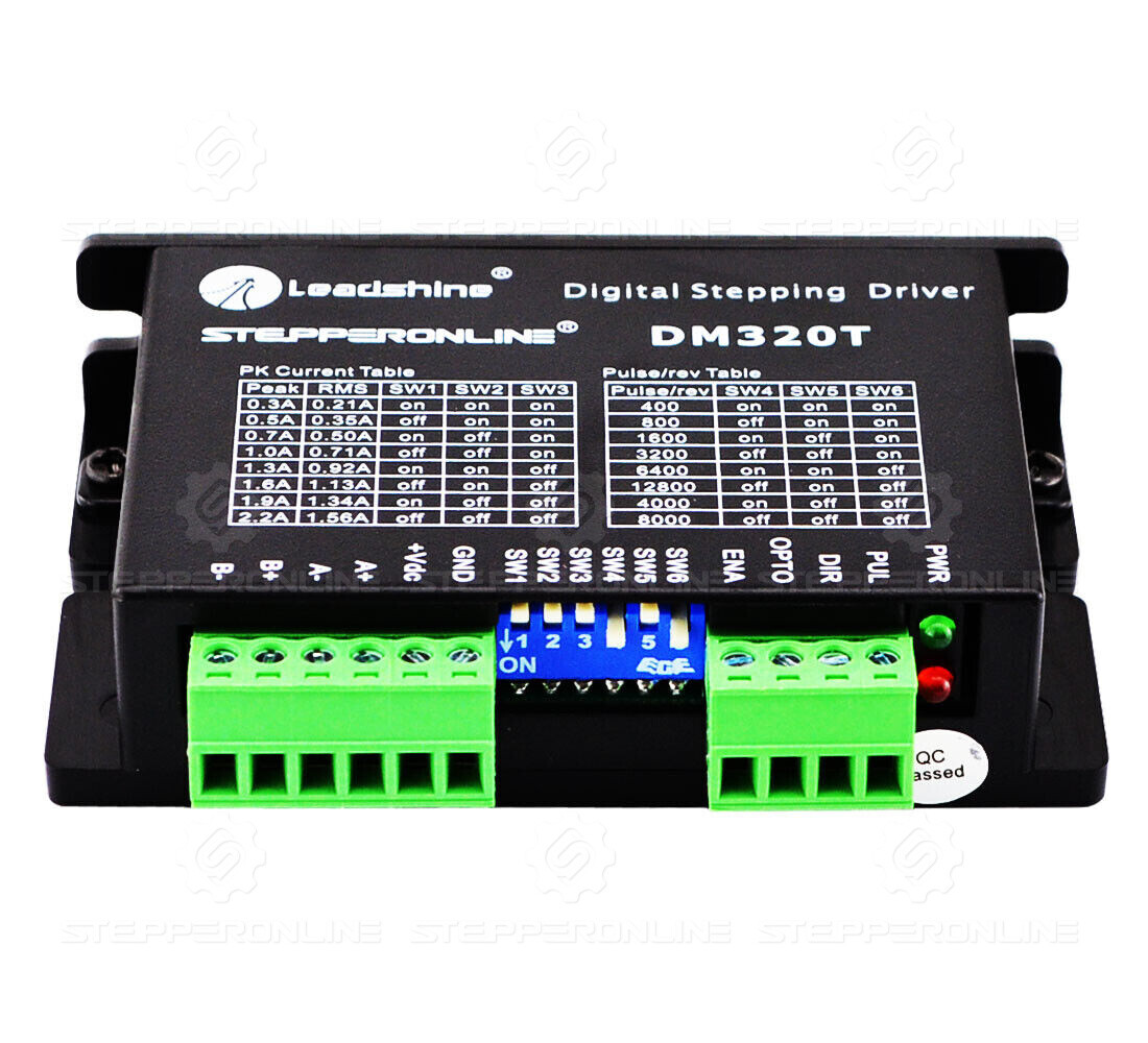 STEPPERONLINE Stepper Driver 0.3-2.2A 10-30VDC for Nema 8,11,14,16,17 Motor