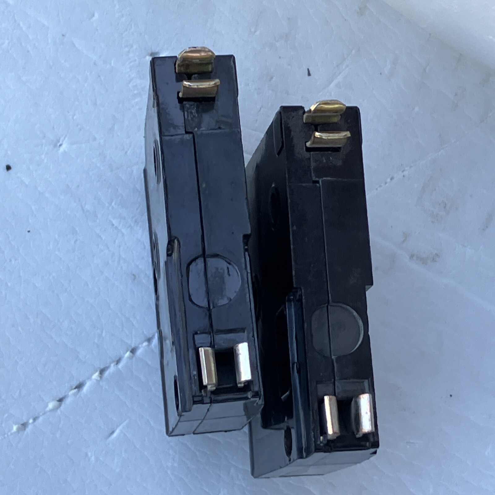 Lot of Two (2x) Square D QO120 20A 1P QO Black Face FREE SHIP!!