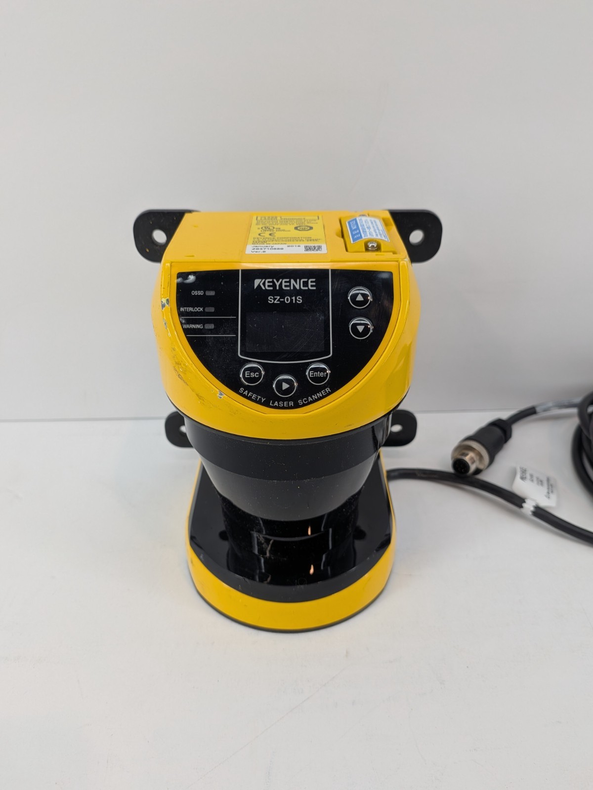 Keyence SZ-01S Single-Function Safety Laser Scanner 24V-DC 9.5W IP65 | Used
