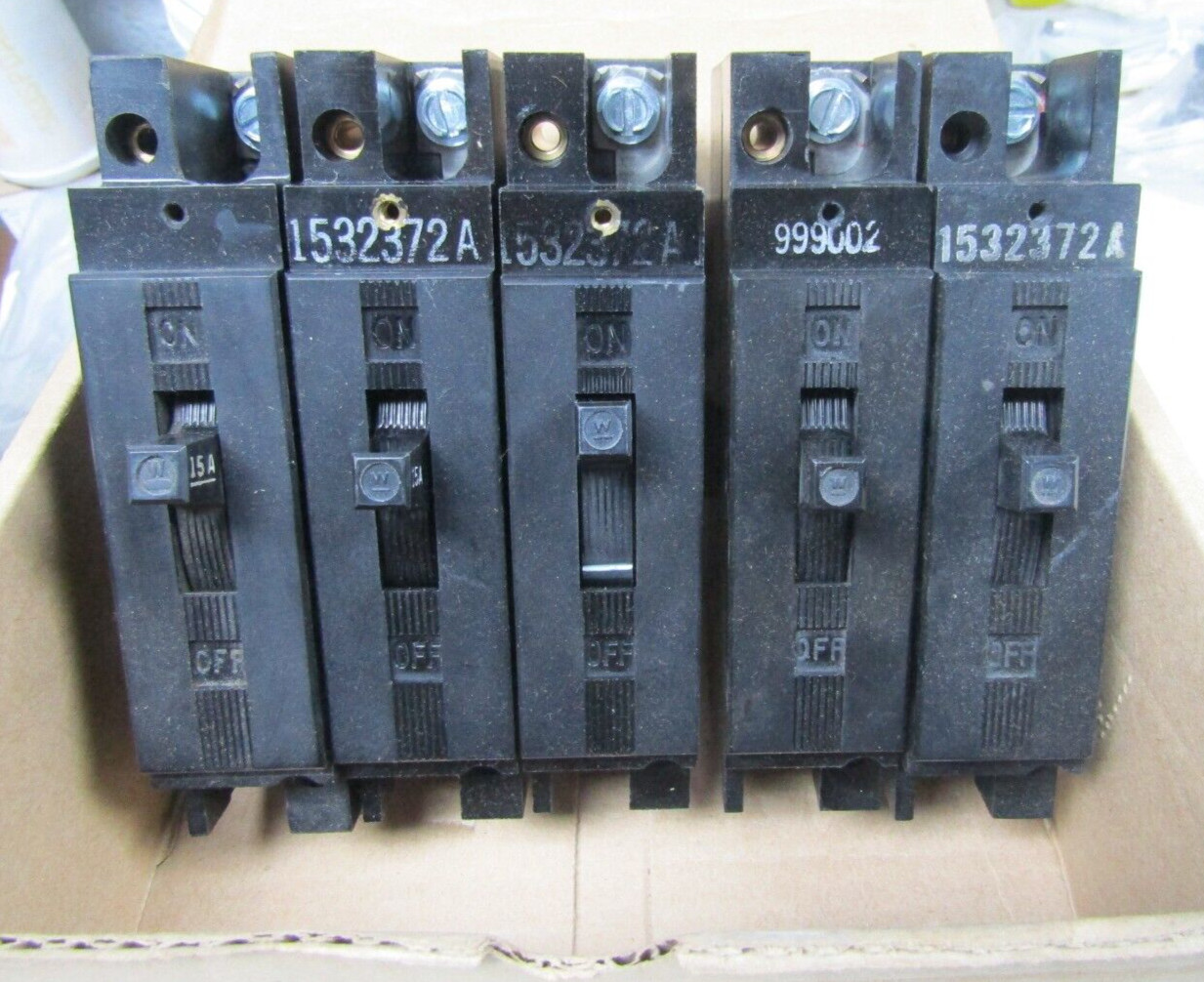 🔥 NEW CUTLER HAMMER 15 AMP CIRCUIT BREAKER SINGLE POLE 120 VAC 1P E1015 E1015R