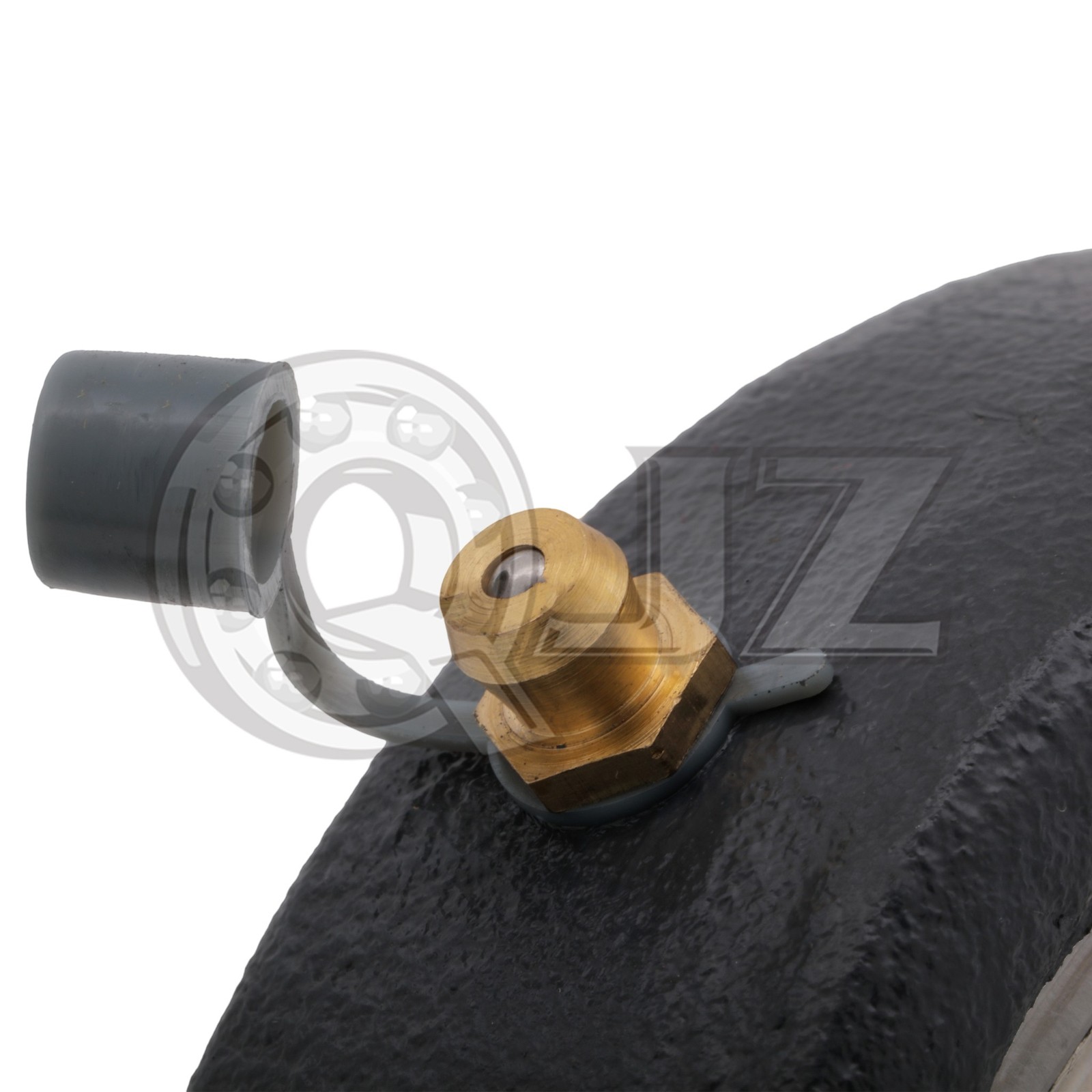 [2-Pack] SAP205-14 Cast Iron Pillow Block Bearing Housed Unit [7/8 in Bore]
