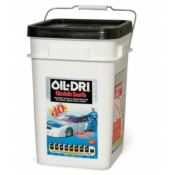 Oil-Dri I05000g-G60 Loose Absorbent, 2 Gallon Volume Absorbed Per Package, 20
