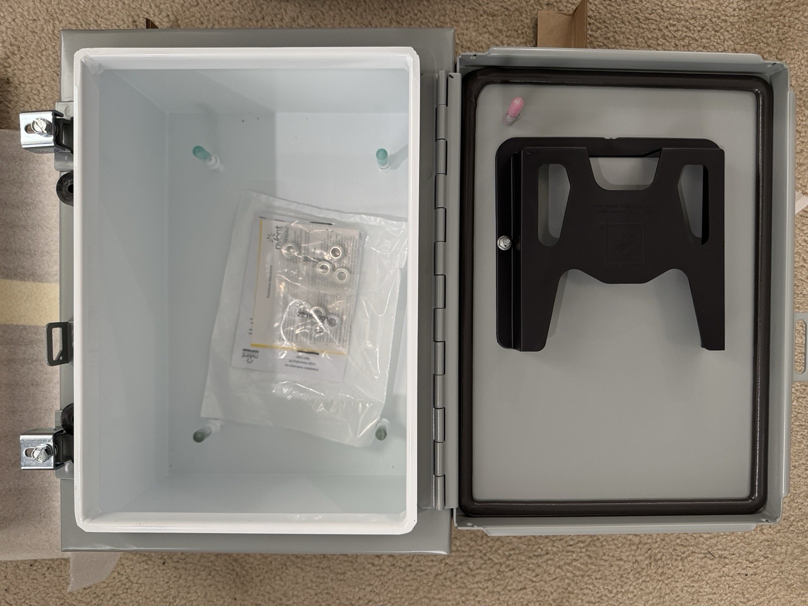 nVent Hoffman A161208LP Wall Mount Painted Enclosure w Clamps NEMA12 NIB