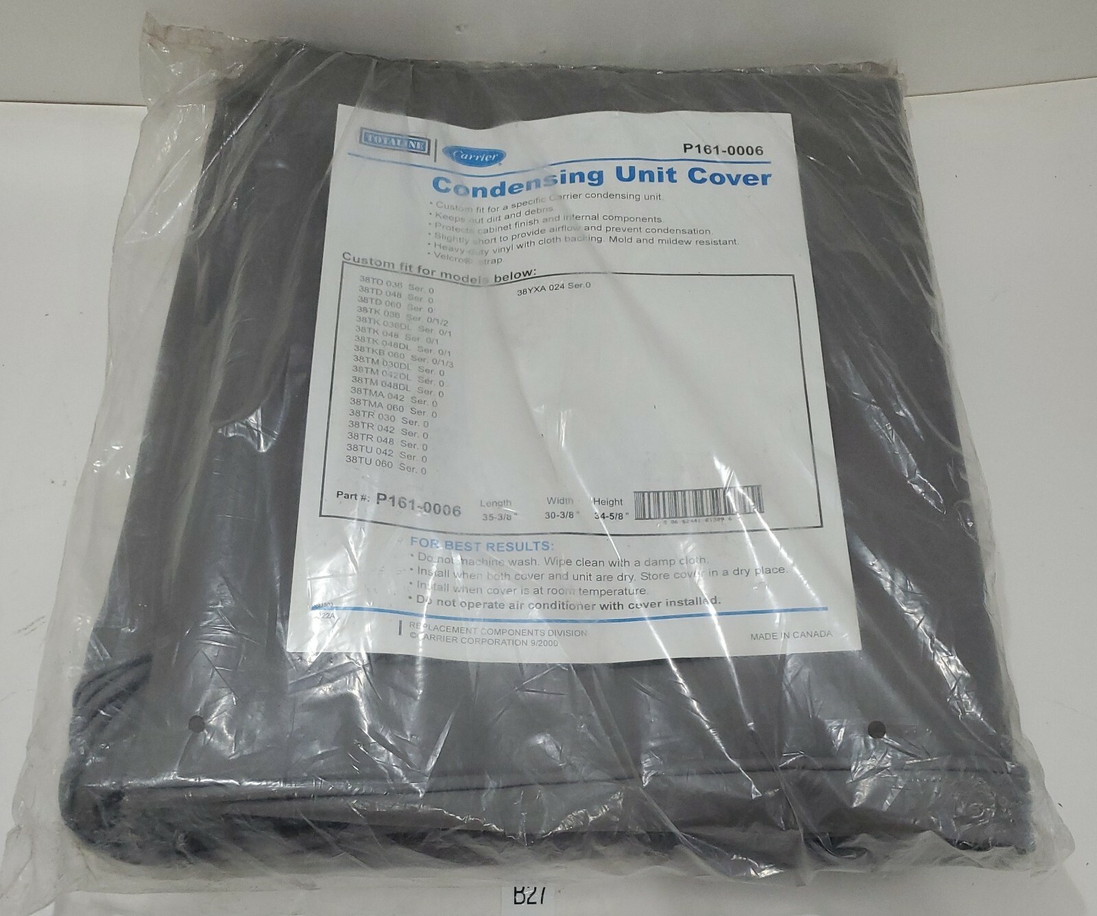 *NEW* Totaline P161-0006 Universal Winter Innerflow AC Cover 35⅜» x 30⅜» x 34⅝