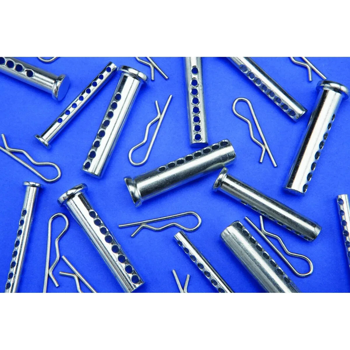 New Clevis Pin 3/16, 1/4, 5/16, 3/8, 1/2″ Diameter, Length 2″ with Clip