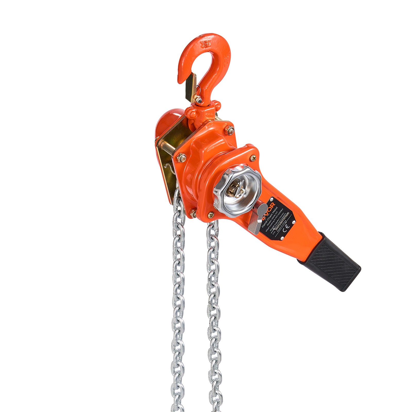 VEVOR Manual Lever Chain Hoist 3/4T 1650lbs 10ft Lift Alloy Steel for Warehouse
