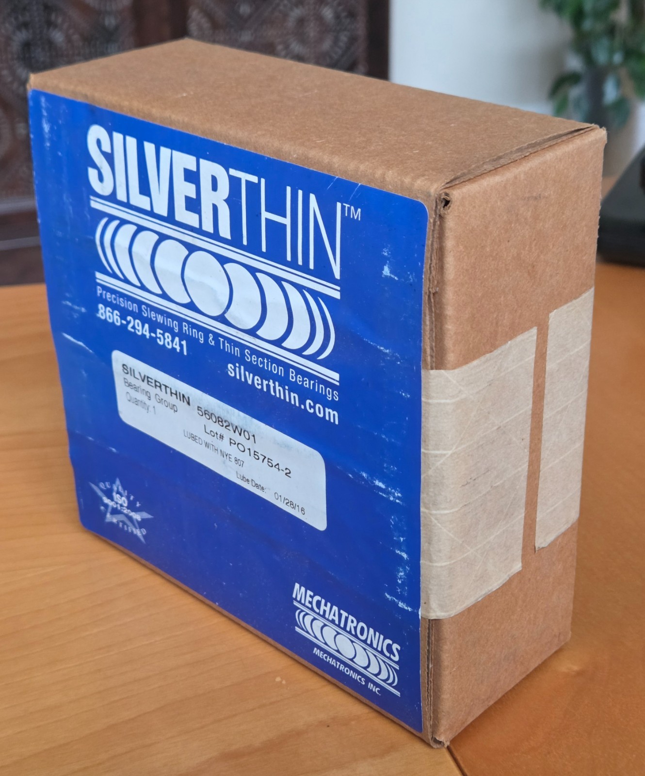 SILVERTHIN Precision Thin Section Full Ceramic Bearing 6.000” OD x 5.000” ID USA