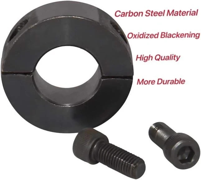 Shaft Collars 4 Pack 5/8 Bore Clamp On Steel Collars