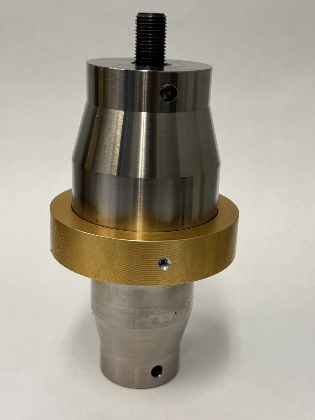 Geniune OEM Branson Gold 20 kHz Booster, 101-149-057, 1:1.5 Gain, 1/2-20 thread