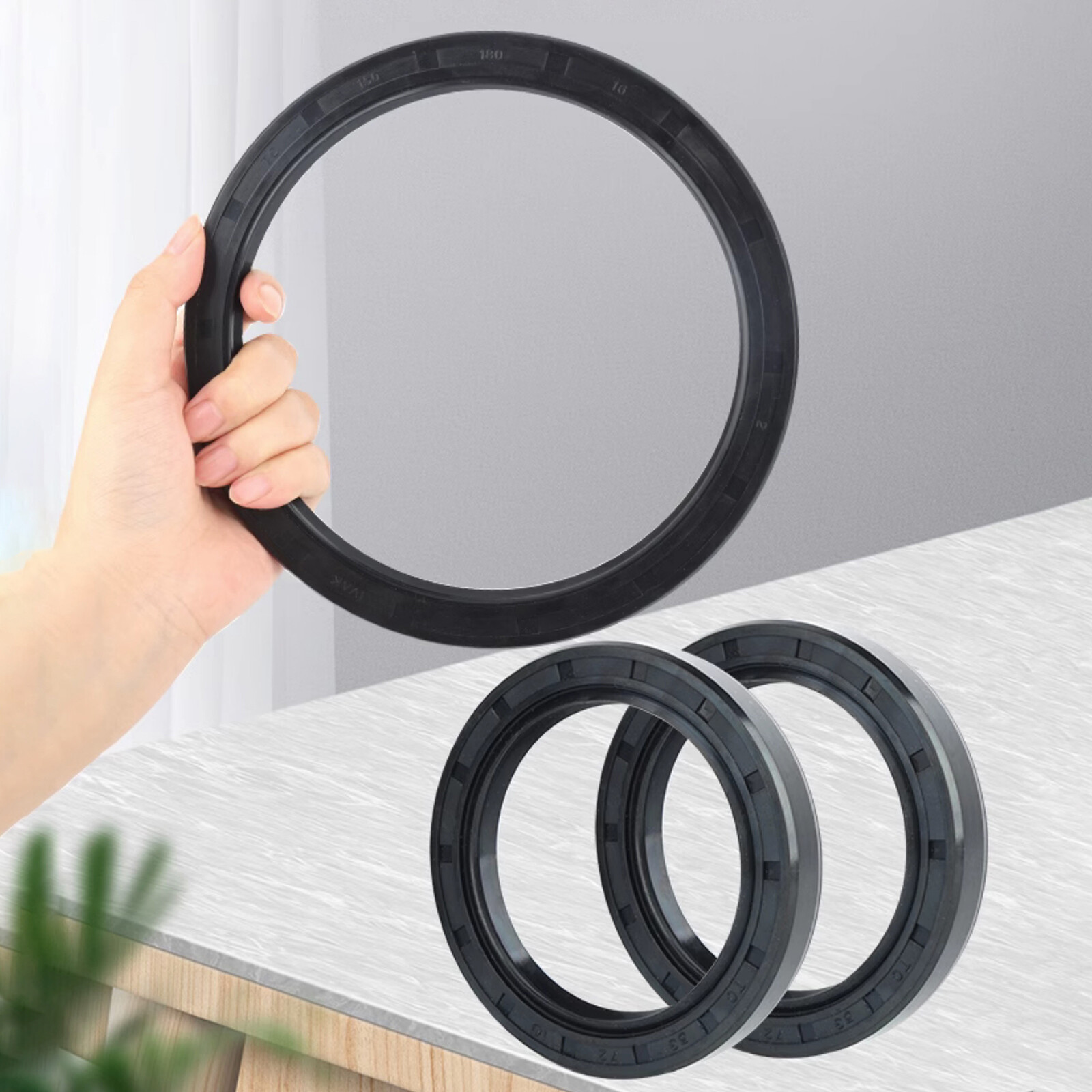 NBR Rotary Shaft Oil Seal /Lip Seal Nitrile 36mm to 38.1mm Shaft pick your size