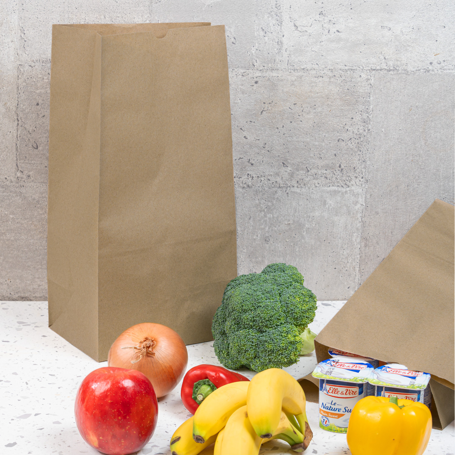 Karat 20 LB Paper Bag (Kraft) – 500 ct, FP-SOS20K (500)