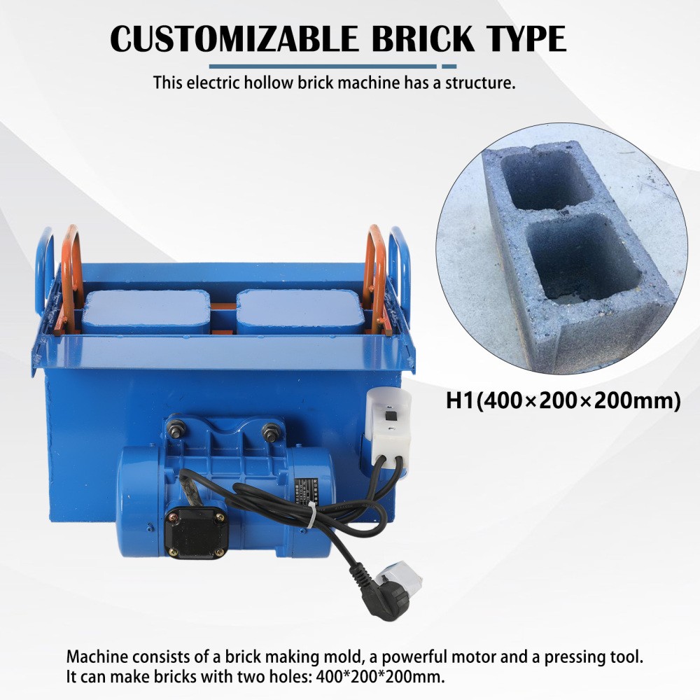 3KN Cement Block making machine 110V Portable Small Paving Block Making Machine
