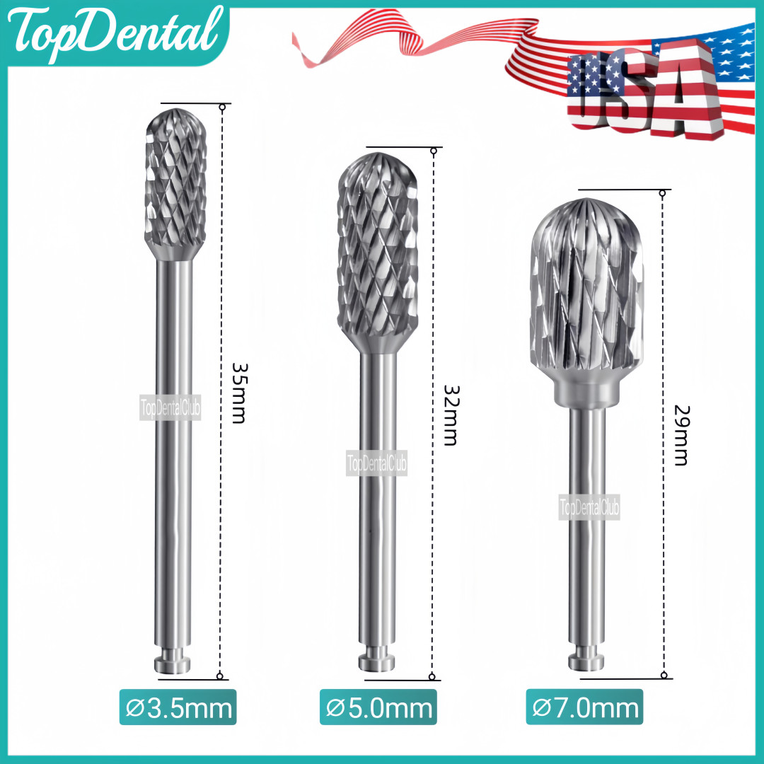 USA Dental GBR Bone Trimming Drill Crest Remover Shape Sculpte Ridge Contouring