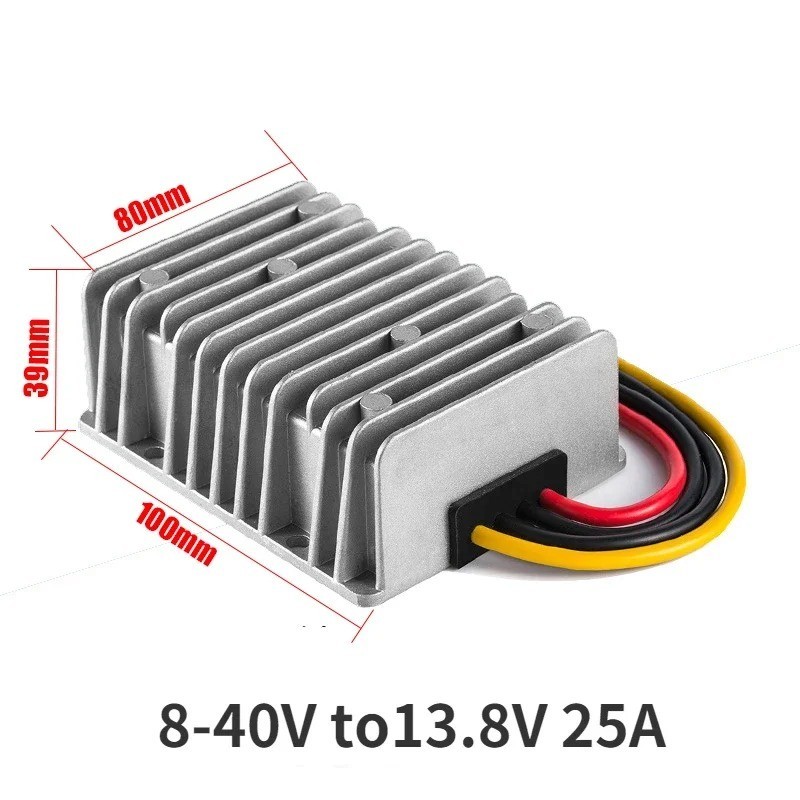 8V-40V to 12V 13.8V 19V DC-DC Voltage Stabilizer 3-30A Power Converter Regulator