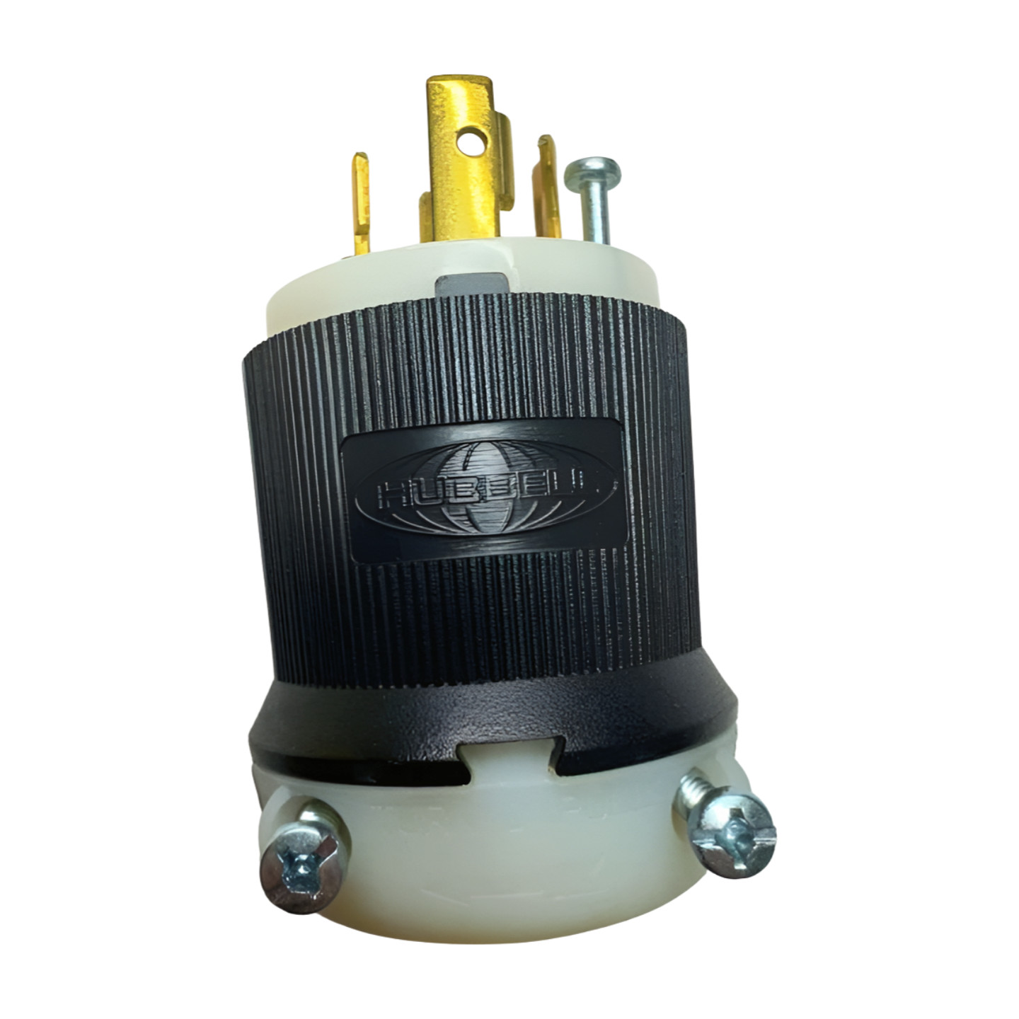 Hubbell HBL2731 Insulgrip Twist-Lock Male Plug, 3-P, 30A, 480VAC, NEMA L15-30P