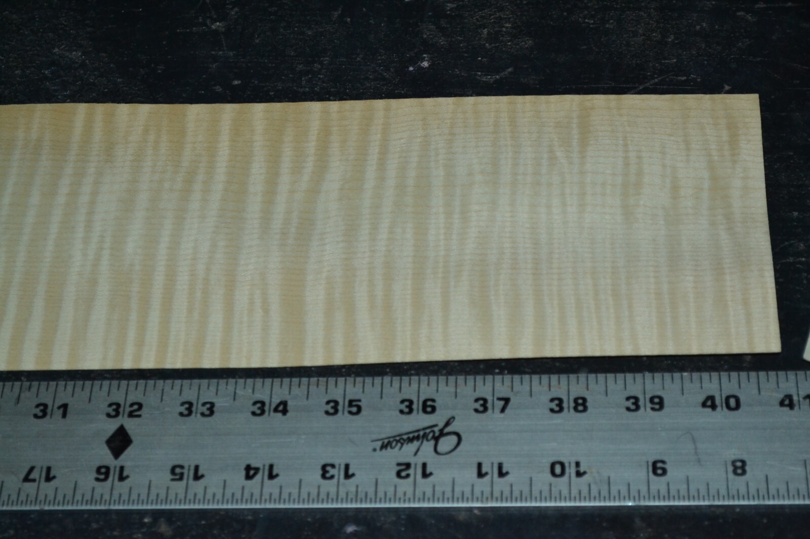 Curly Maple Raw Wood Veneer Sheet 4.5 x 40 inches 1/42nd 4669-43