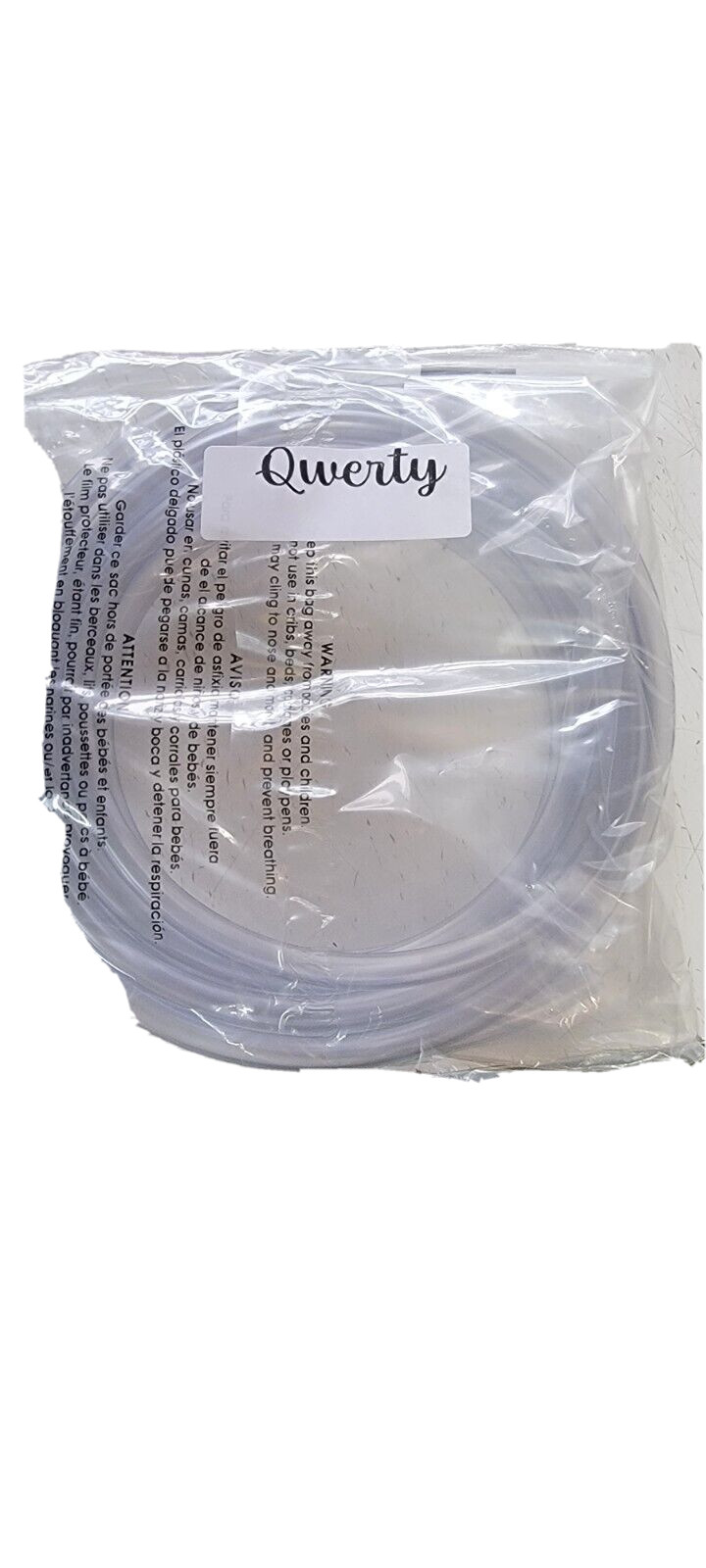 Qwerty tubing 1/4″ inside diameter 10-feet Clear PVC vinyl tubing/flexible hose