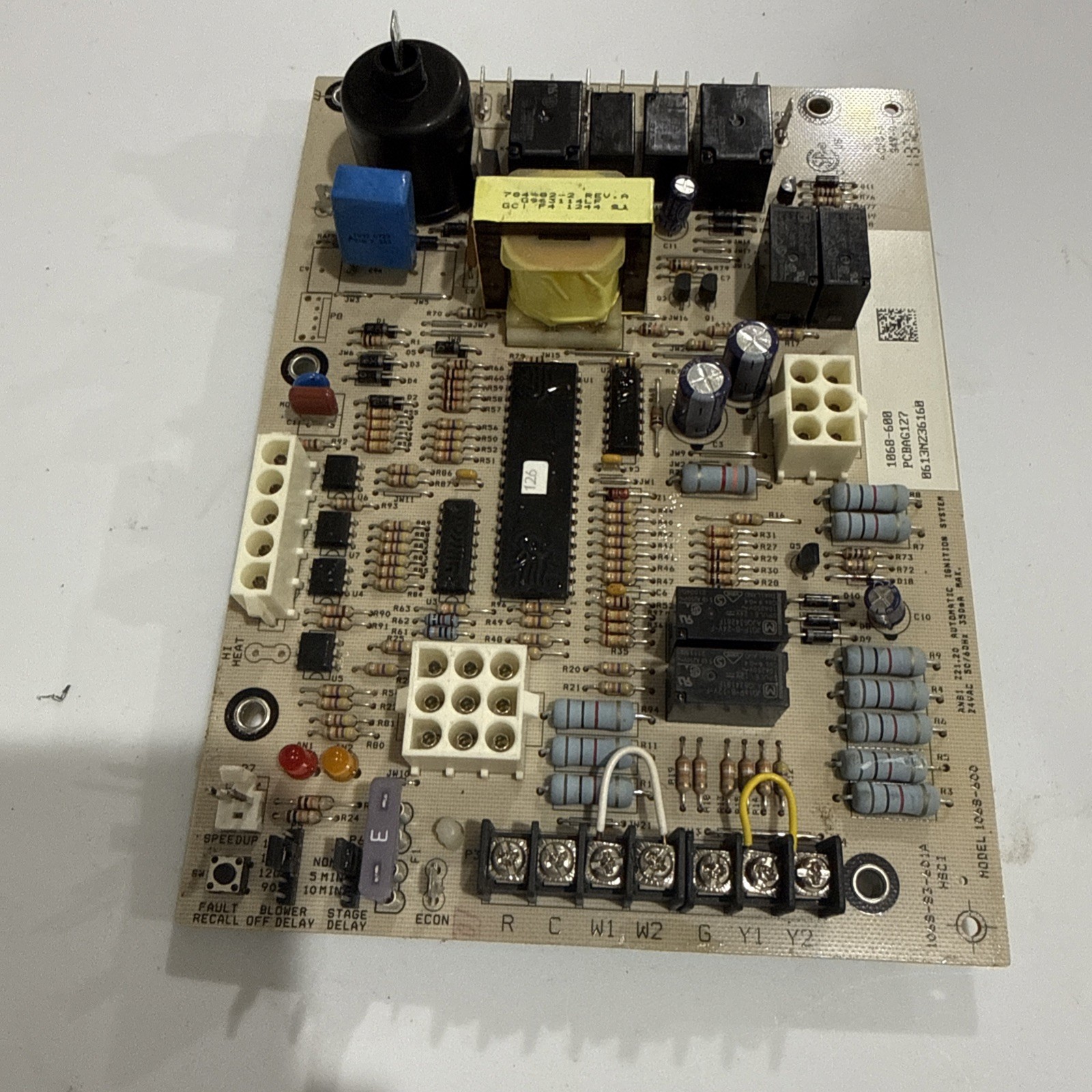 Goodman Amana PCBAG127 Furnace Control Circuit 1068-600 used