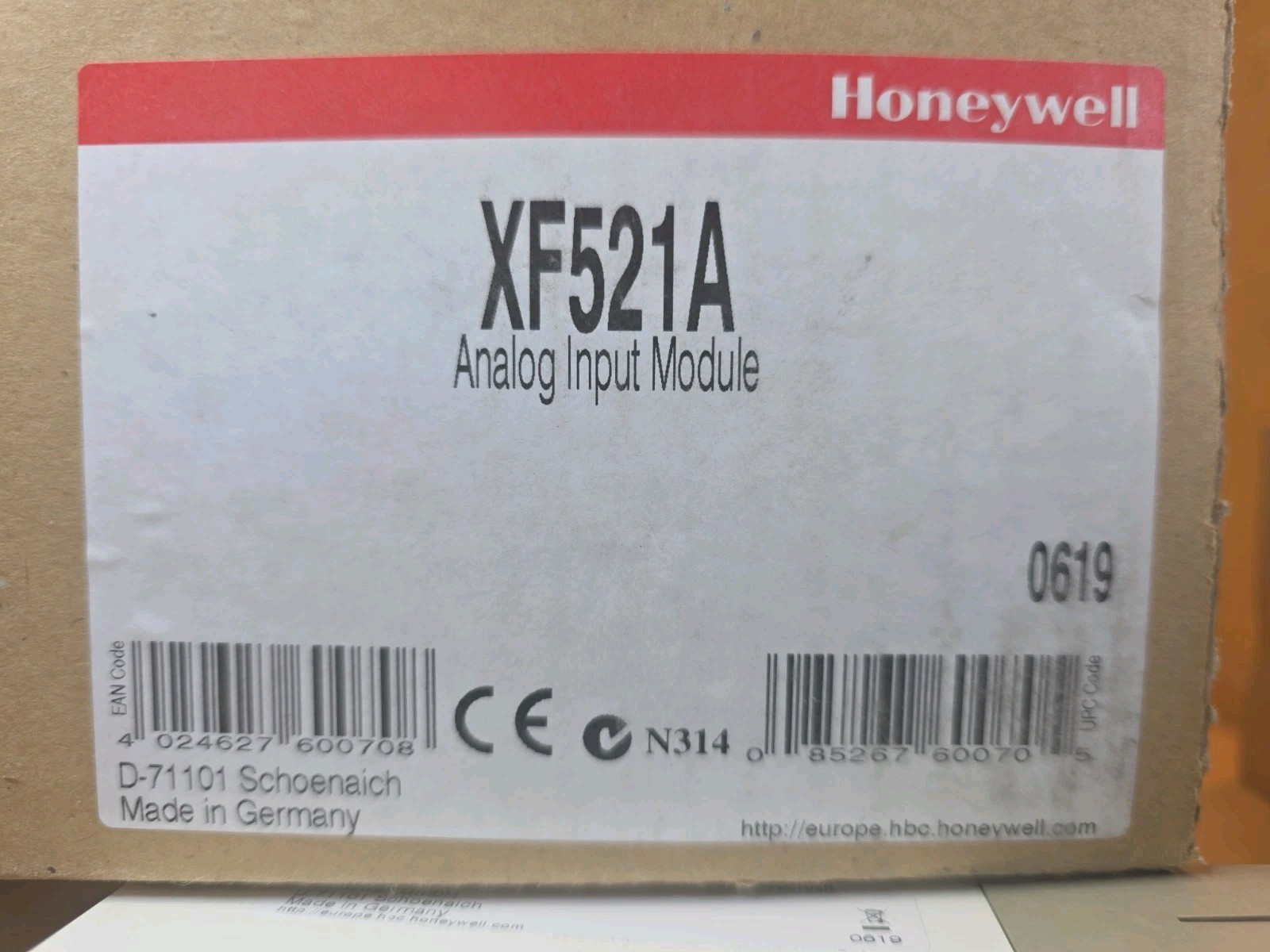 Honeywell XF521A Analog Input Module