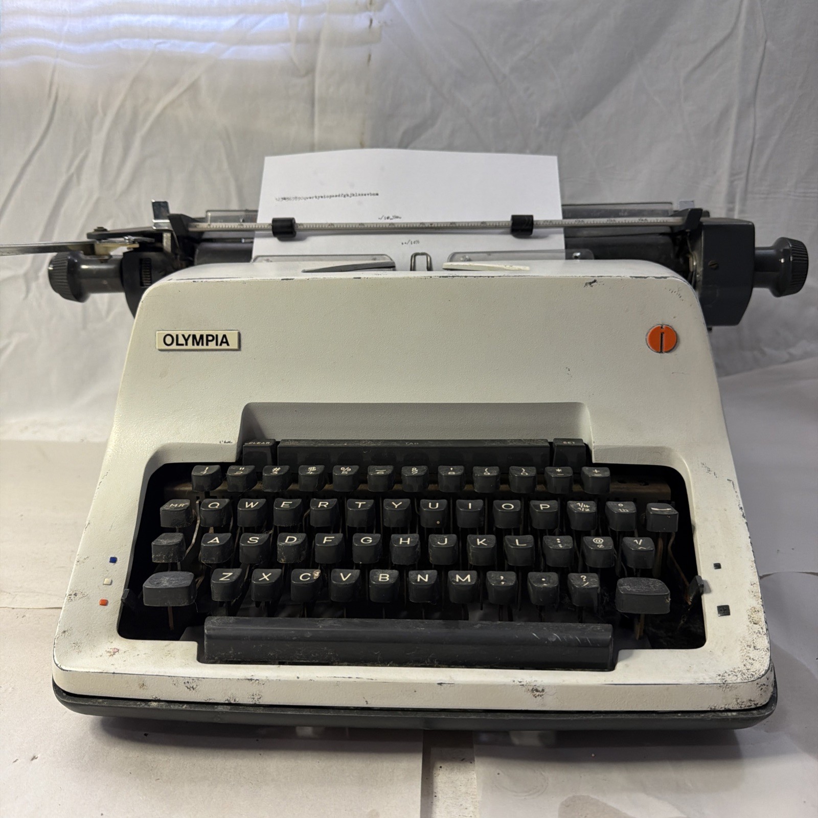 Olympia SG-3 Vintage 1960s Manual Typewriter Heavy Duty Office Machine