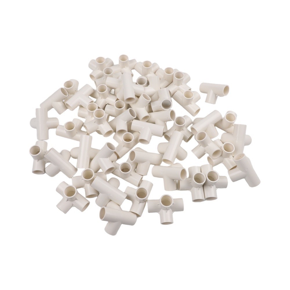 Furniture Grade Four Way PVC Pipe Fittings for For water Pipe DIY Projects