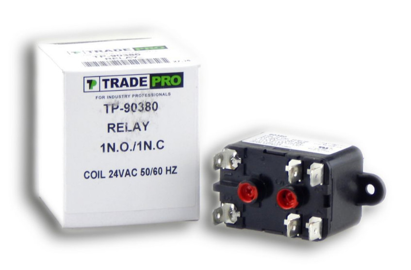 NEW – 90380 – 24V Relay 1NO/1NC -TP 90380 Switching Relay Tradepro hvac Switch