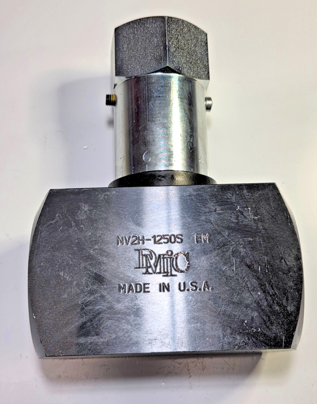 DMIC NV2H-1250S FM Hydraulic Needle Valve 3000 PSI 70 GPM USA