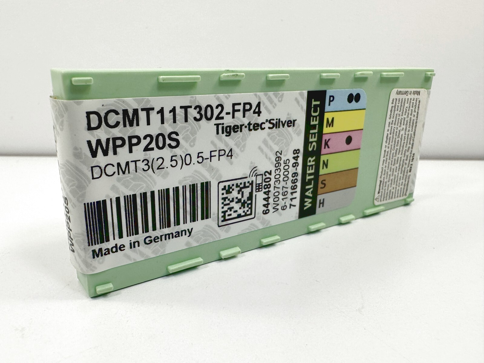WALTER DCMT3(2.5)0.5-FP4 New Carbide Inserts 6444802 Grade WPP20S 10pcs
