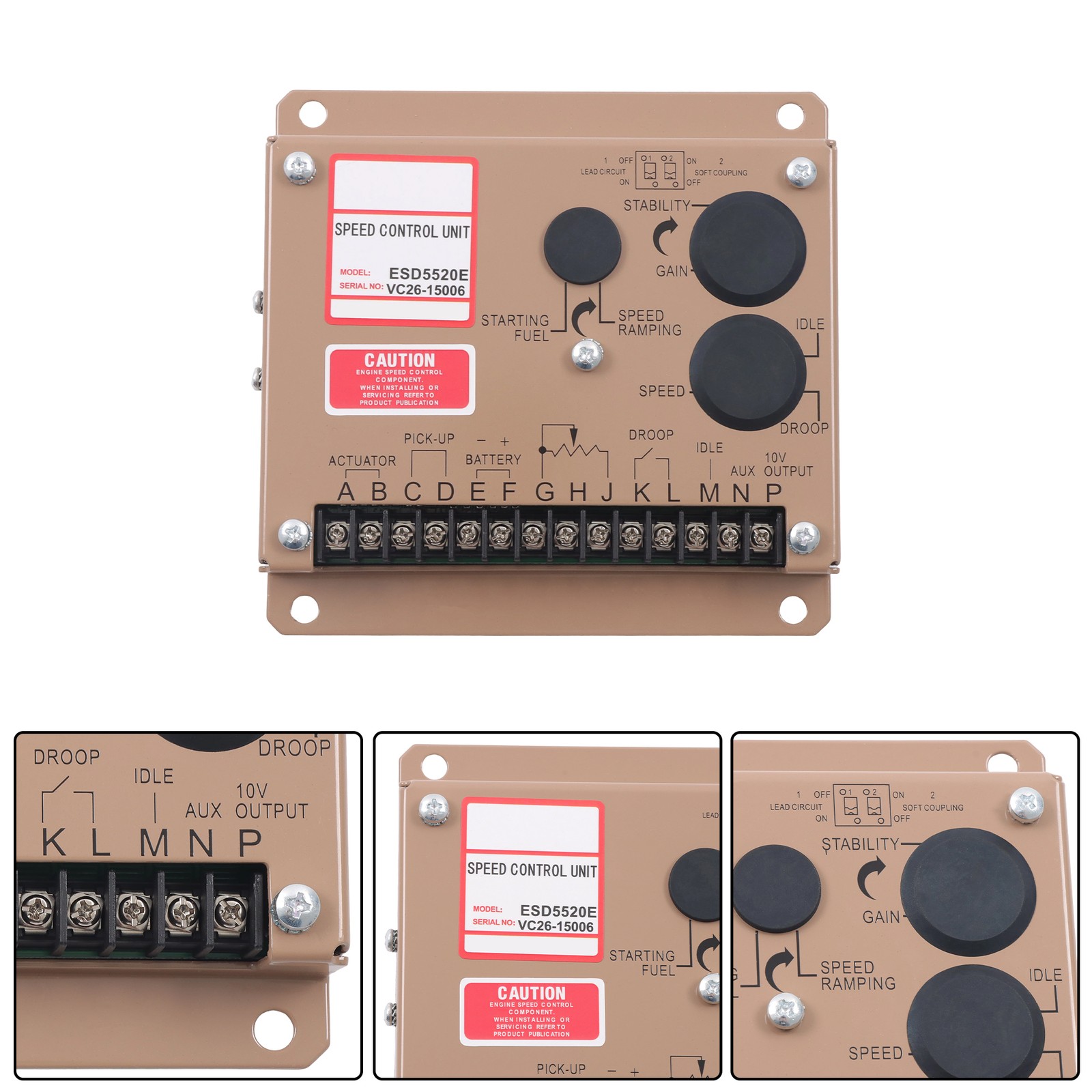 Engine Speed Governor Controller for ESD5520E Generator Set Control