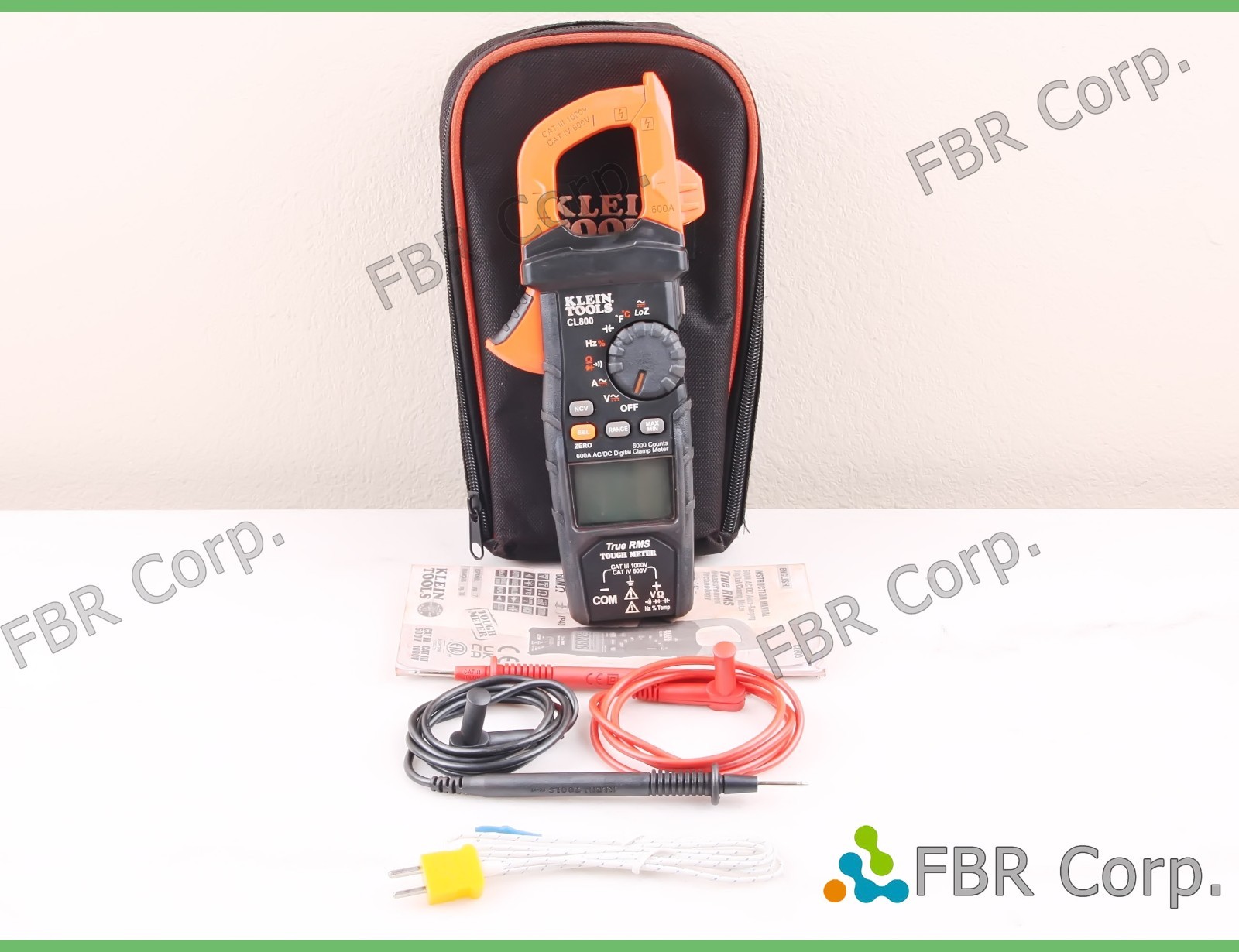 Klein Tools CL800 Low Impedance Cordless Auto-Range Digital Clamp Meter Kit