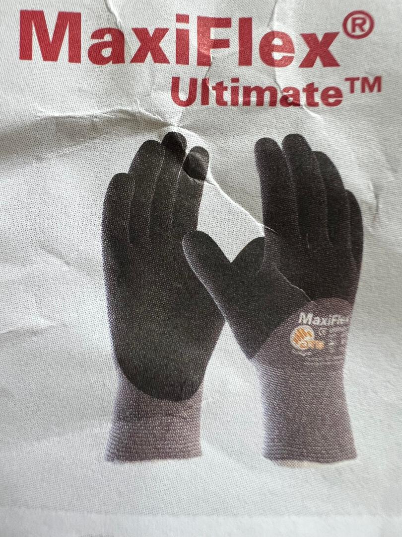 MaxiFlex Ultimate Micro Foam Nitrile Grip Coated WORK GLOVES 12 PAIR 34-875/S(7)