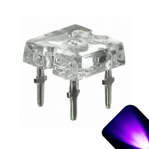 10 x Flat Piranha UV Purple LED Light Super Bright LEDs Ultra 3mm 5mm Tail RC Ca
