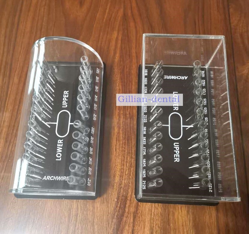 Dental Ortho Round/Rectangular Arch wire Case Dispenser Acrylic Organizer Holder