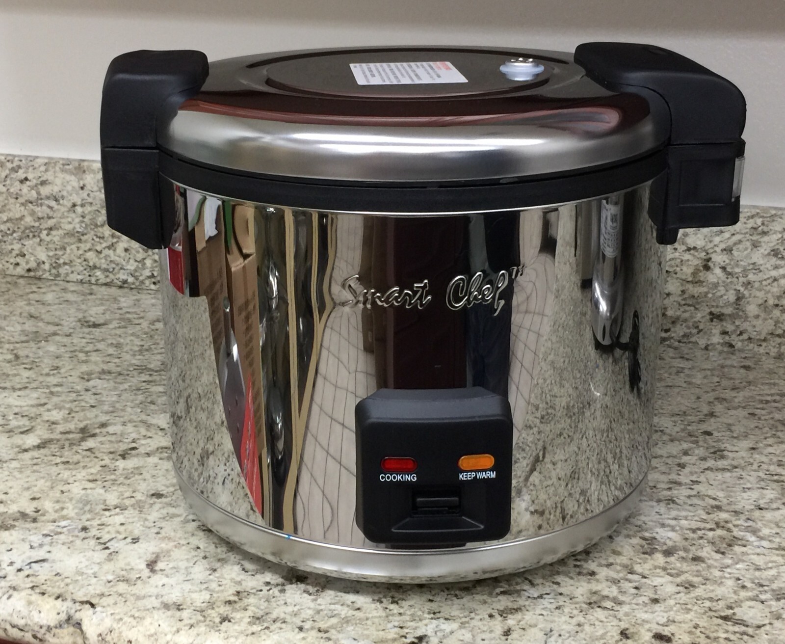 220V Smart Chef 33cups (66Cups Cooked) S/S NonStick Rice Cooker with 220V-1950W