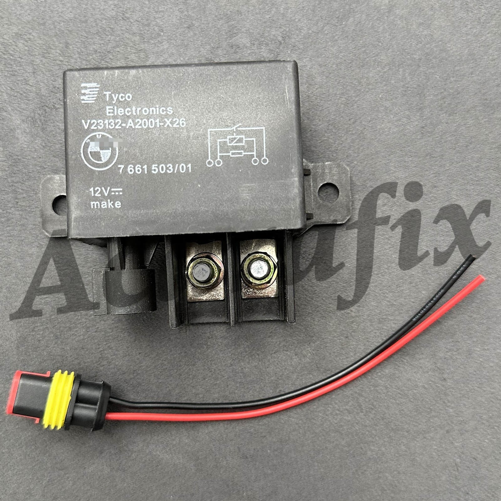 Brand New 12VDC DC Relay With Cable V23132-A2001-X26 for BMW