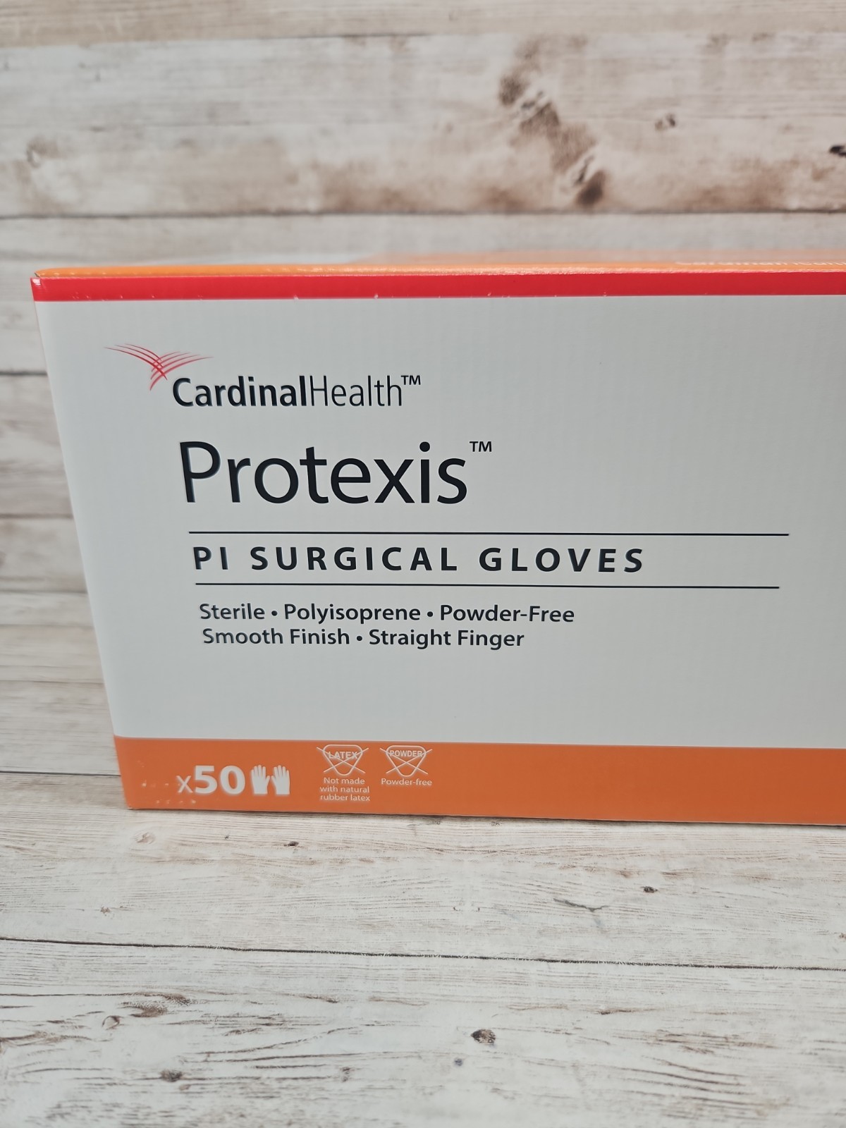 Protexis PI Surgical Gloves *Box 50 Pair* Cardinal Size: 7.5 Exp: 08/26