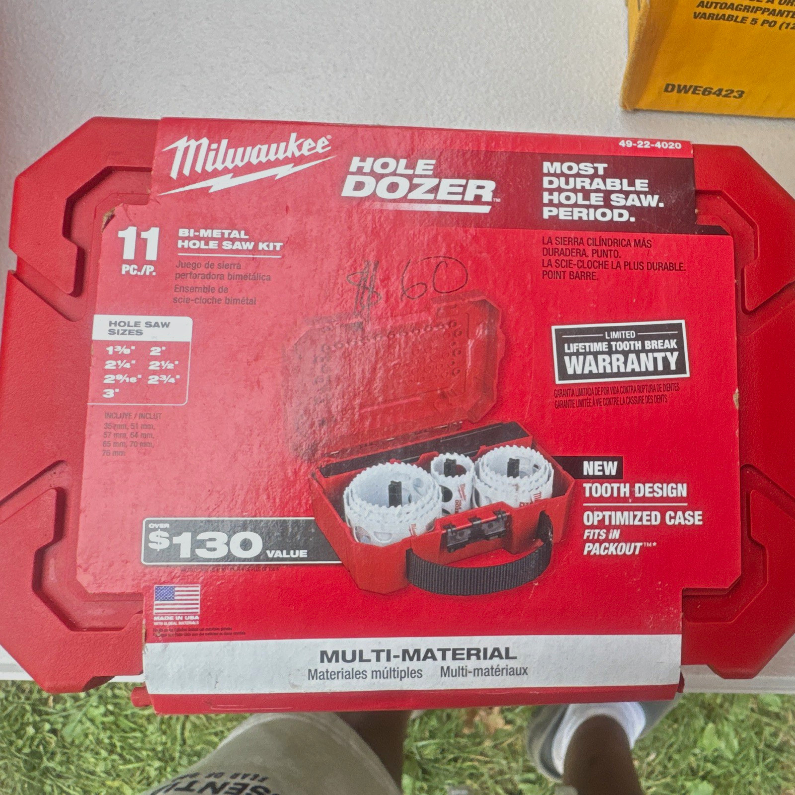 Milwaukee Hole Dozer Multi-Material Bi-Metal Hole Saw Kit 11-Pc 49-22-4020