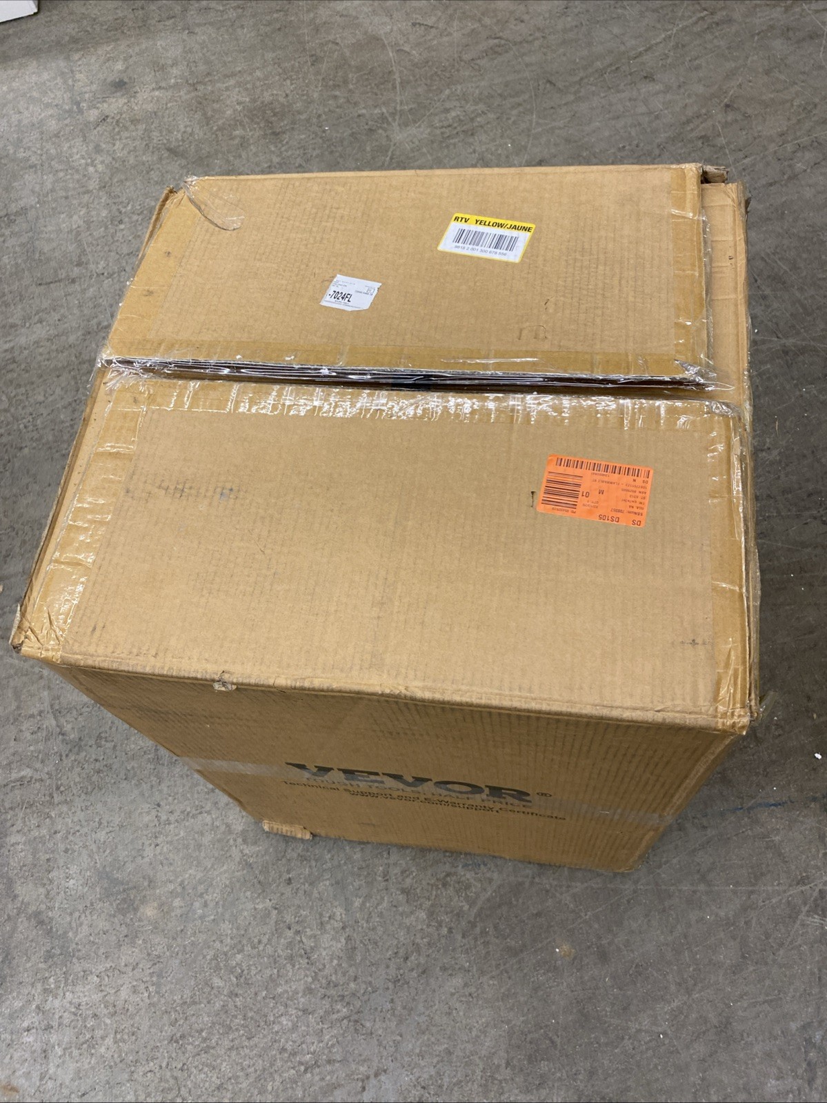 VEVOR 12-Gal Flammable Safety Cabinet SS-559 Yellow Fireproof Storage