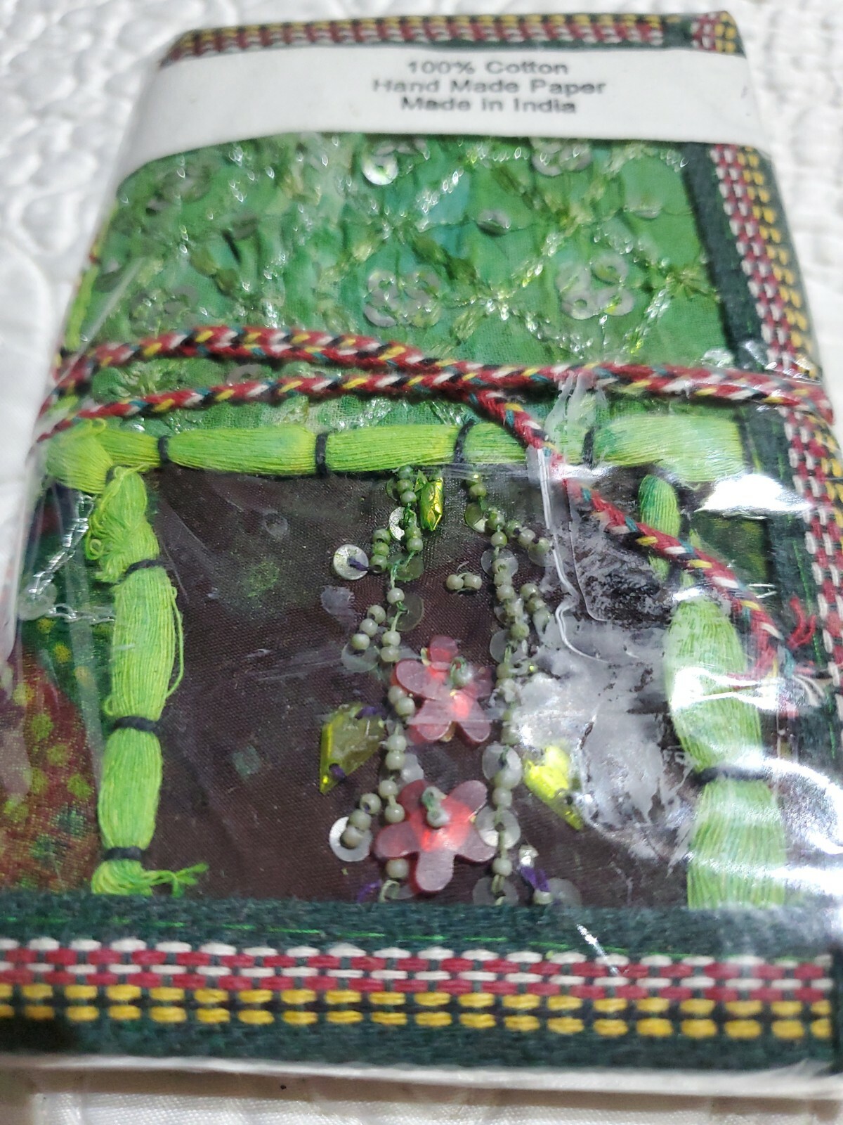 NEW Sari Journal 4×6 Hand Made Paper Made in India