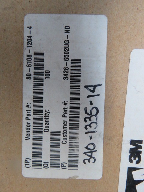 3M 3428-6502UG Qty of 32 per Lot CONN HDR 10Px2R ST 4WALL S-LATCH .062