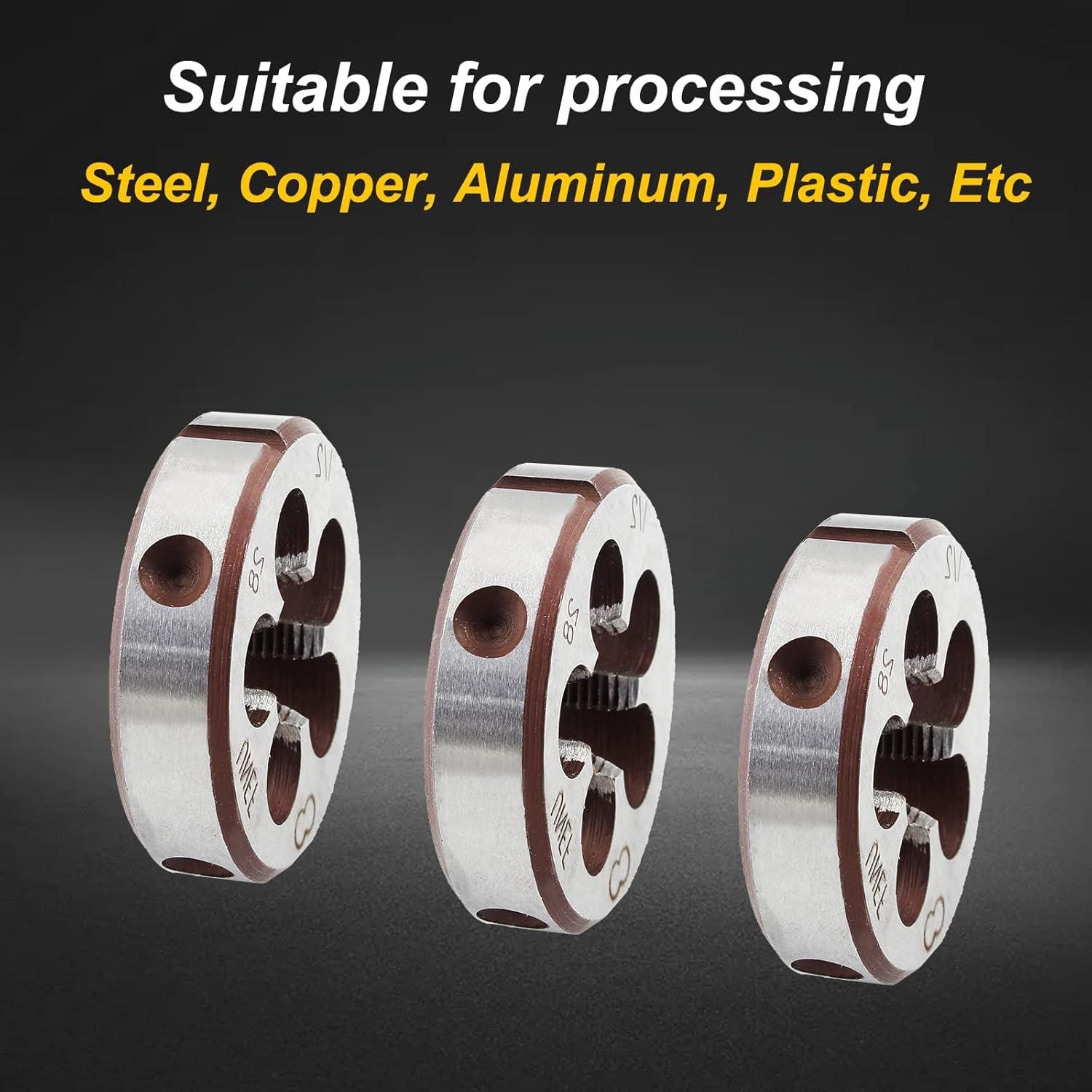 1/2-28 Unef Right Hand Thread Die for Threading Mold Machining, 1/2 Inch Thread