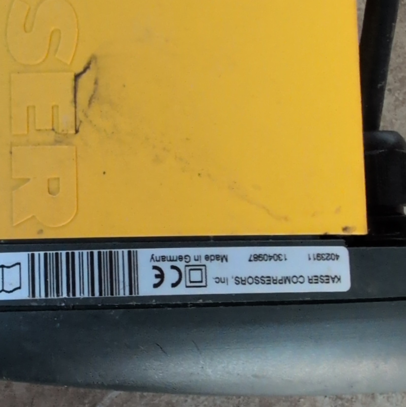 Kaeser Condensate Drain Unit Yellow/Black 4C23911