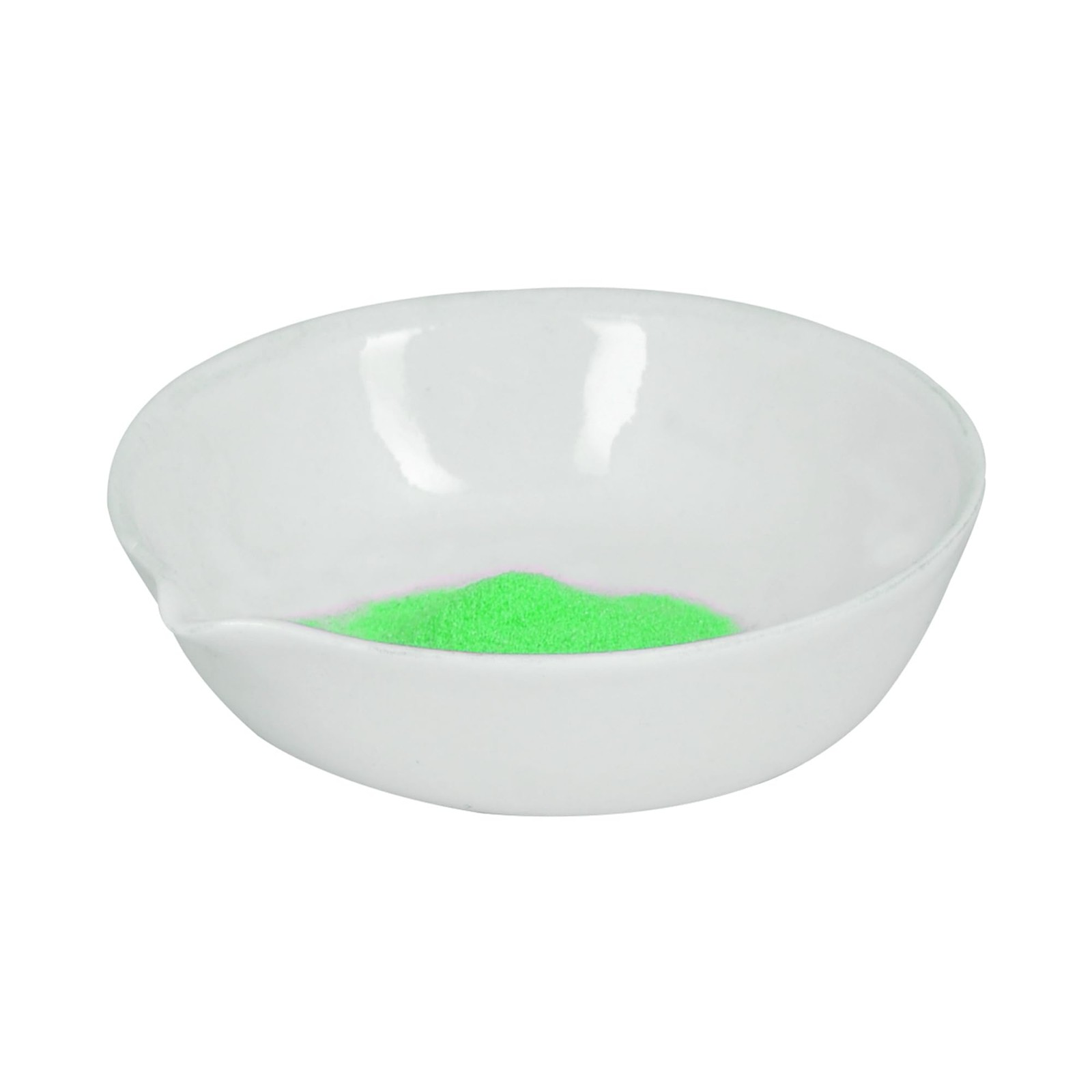 Eisco Labs Evaporating Basin – Porcelain – Flat Form with Spout – 200ml