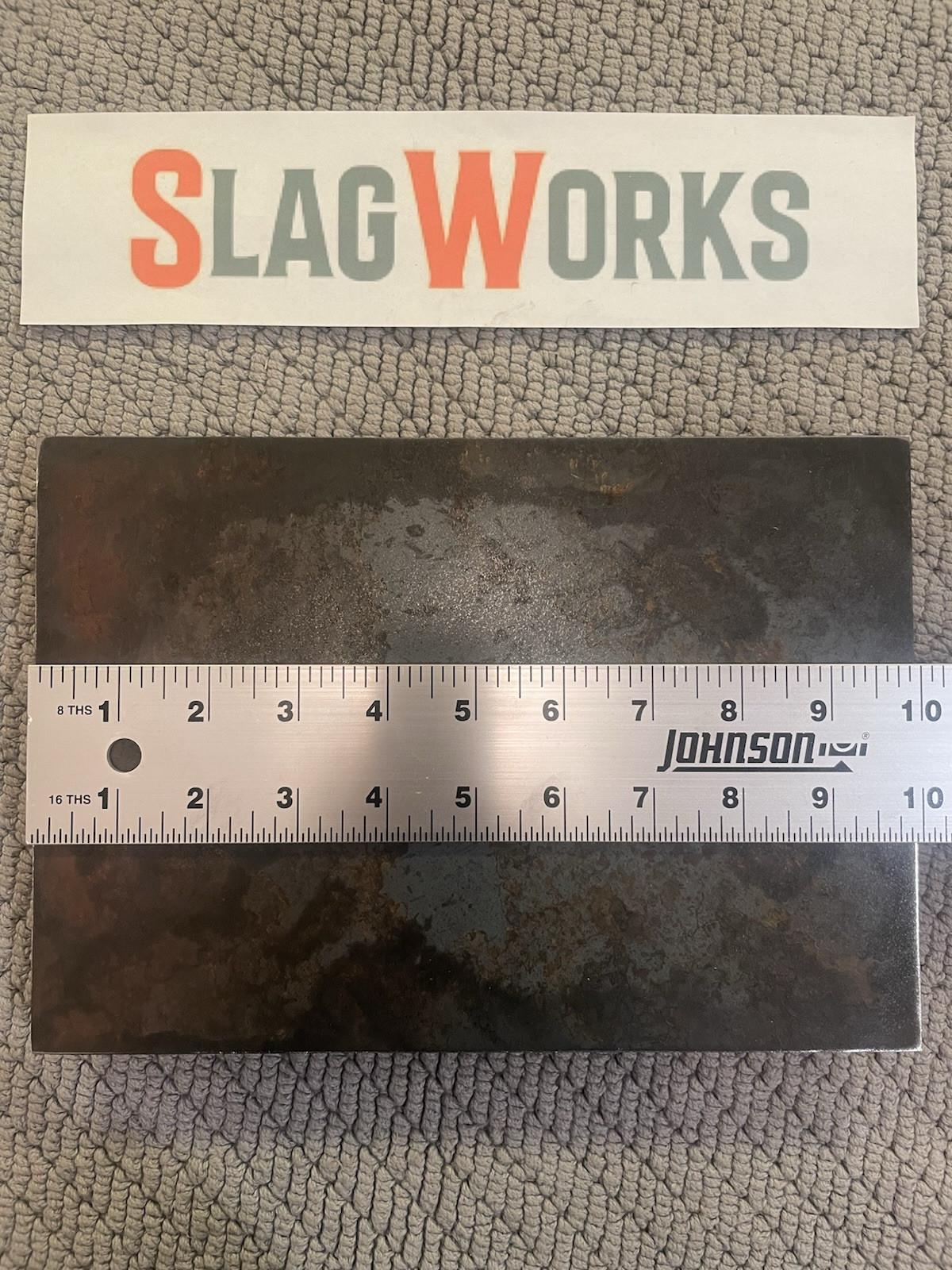 3/4x7x10 inch steel plate 7”x10” A36 Hot Roll Flat .75″ Thick