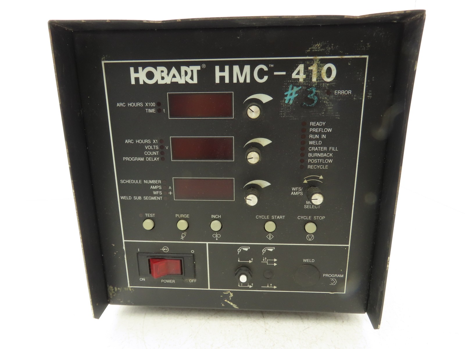 Hobart HMC-410 Welder Controller Auto/Semi Auto Spec 500019 115 VAC 4A 60Hz