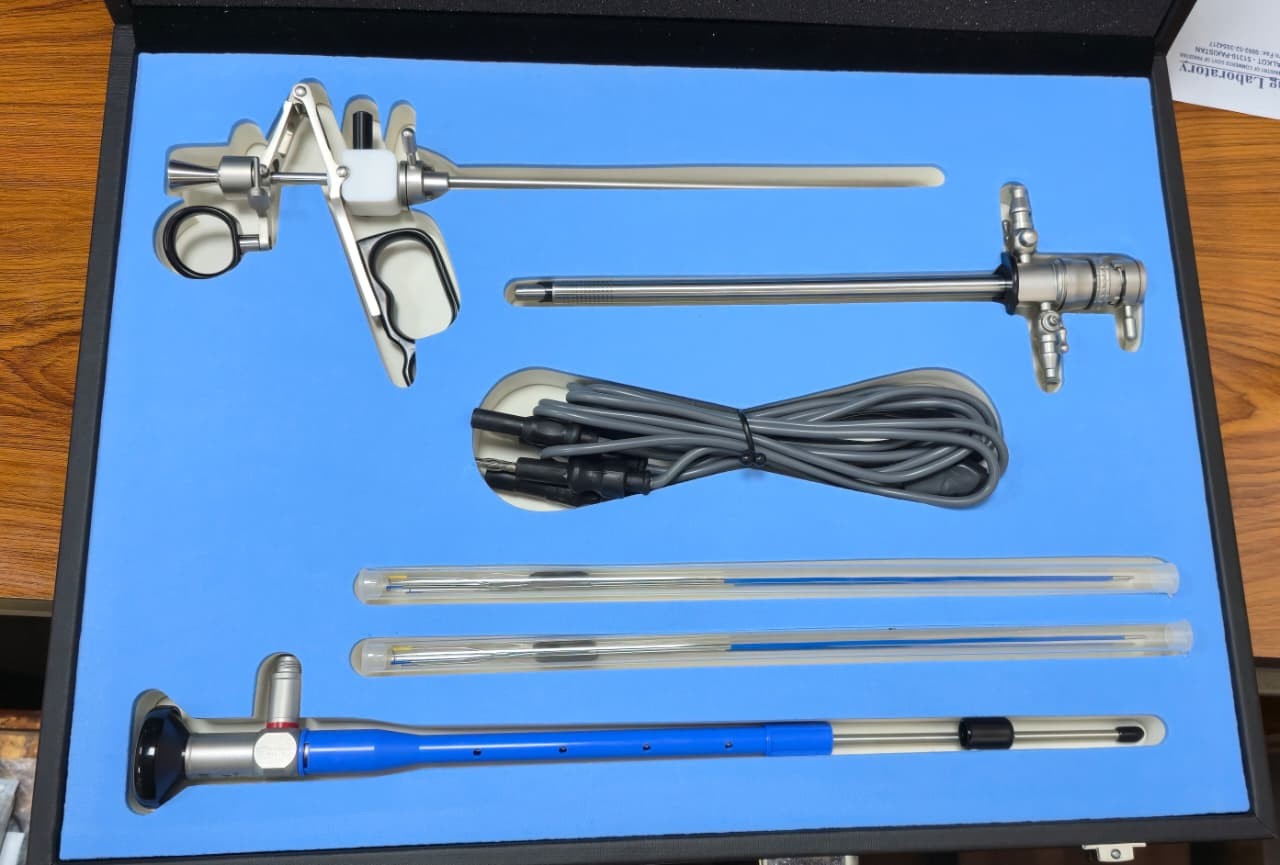 Bipolar Active TURP Resectoscope Set 24/26fr With Loops & Cables HD Optic 30°