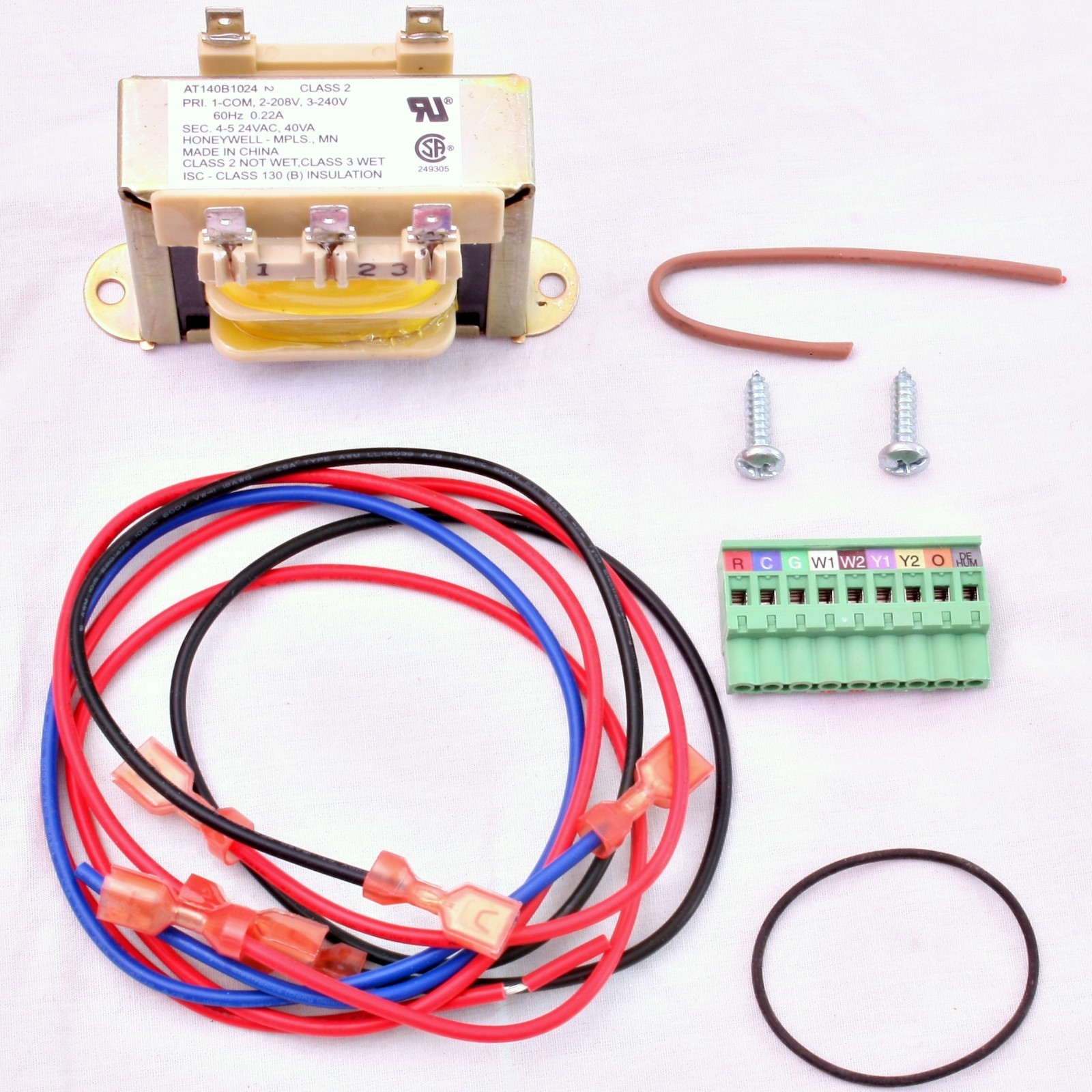 Honeywell AT140B1024 General Purpose Transformer 208V or 240V to 24V Class 2/3