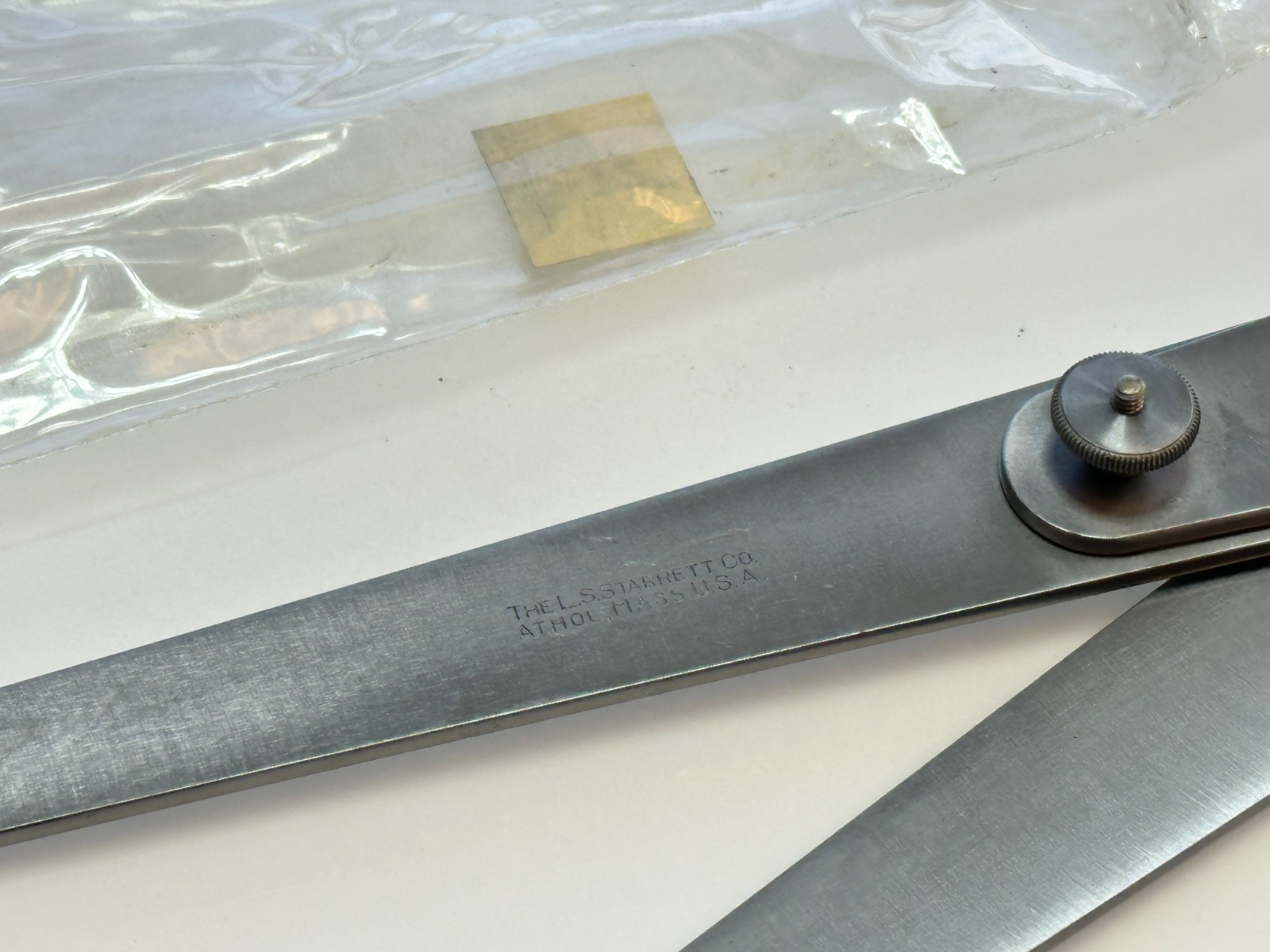 NEW Starrett Tools USA No. 39 Lock Joint Inside Calipers, 12” Long (EDP 50258)