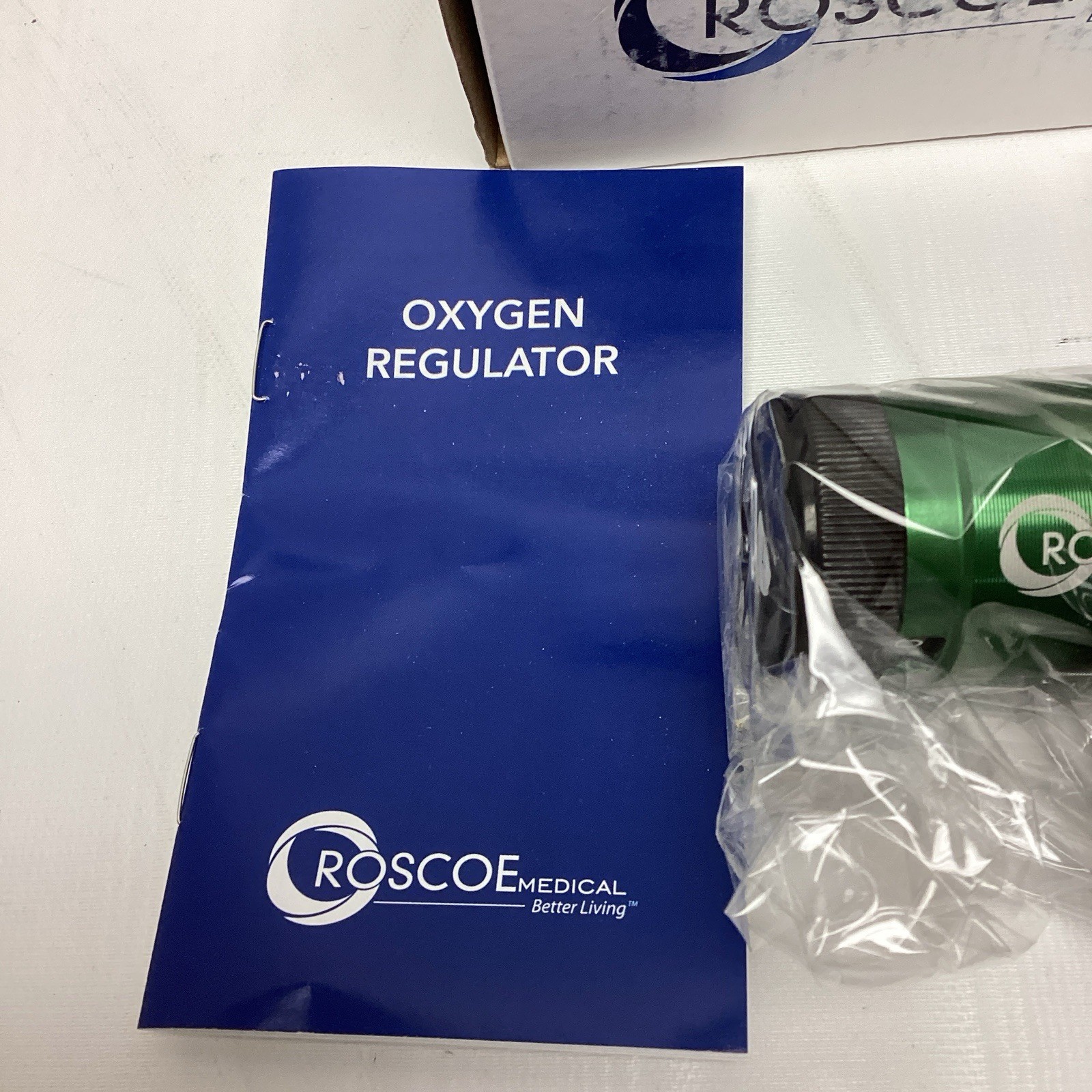 Roscoe Medical RMI-08MINI Oxygen Tank Regulator 0-8 LPM CGA-870 New in Box